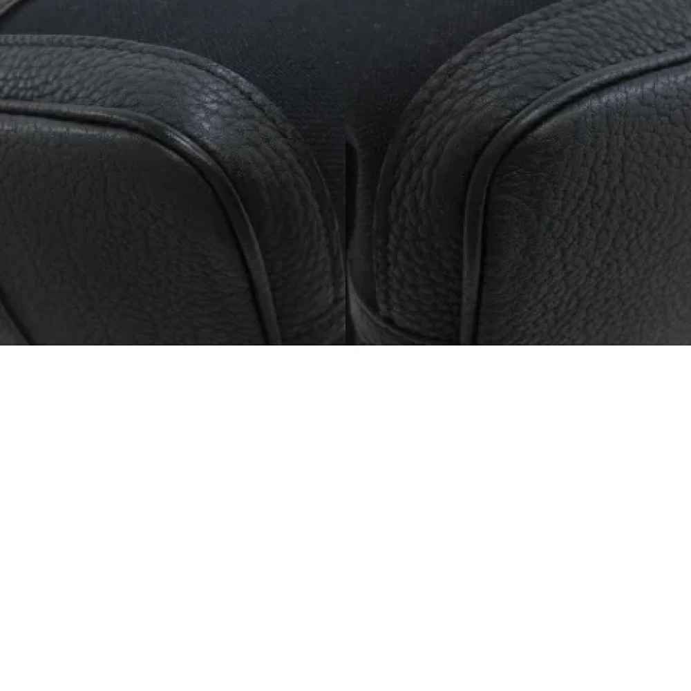 Hermès Vintage Pre-owned Leather totes Black Dames