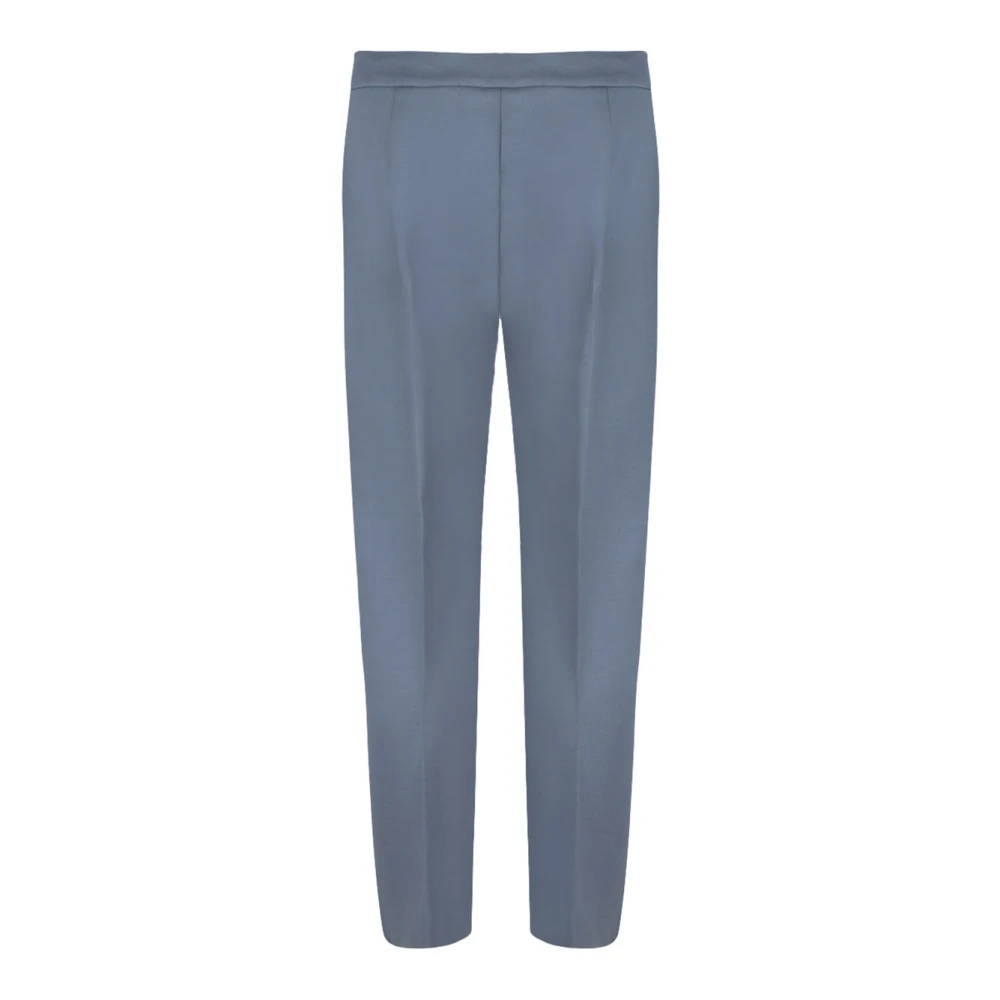 Max Mara Blauwe Pegno Broek Blue Dames