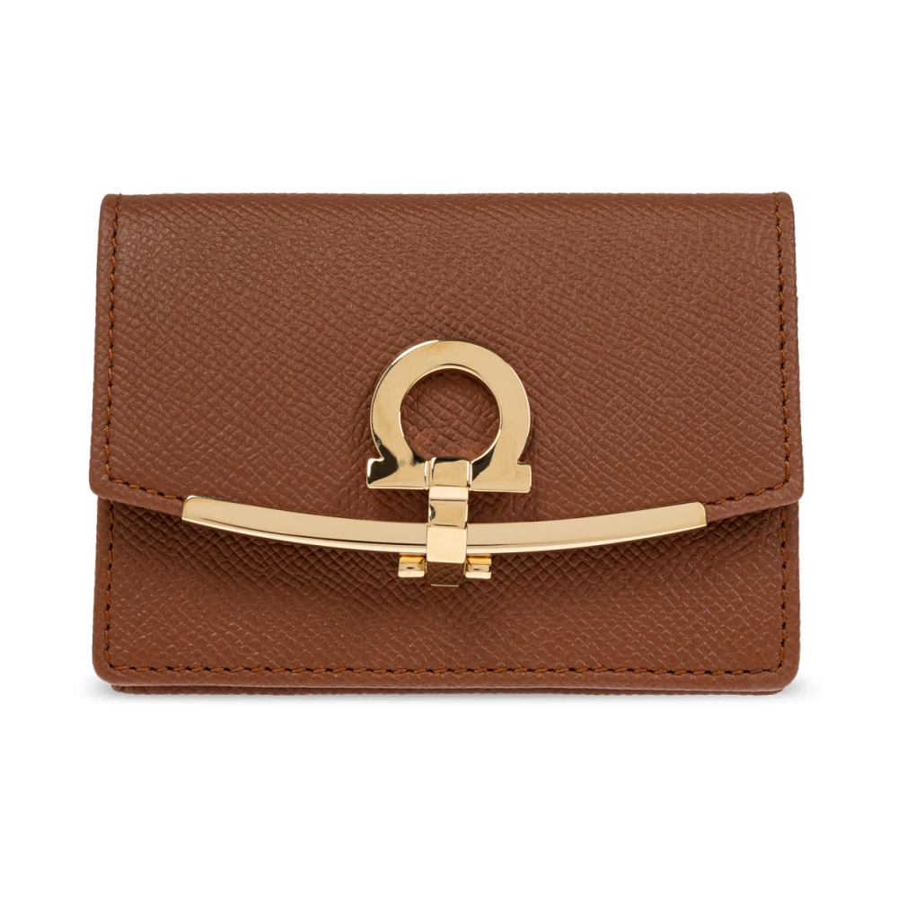 Salvatore Ferragamo Leren hoes Brown Dames