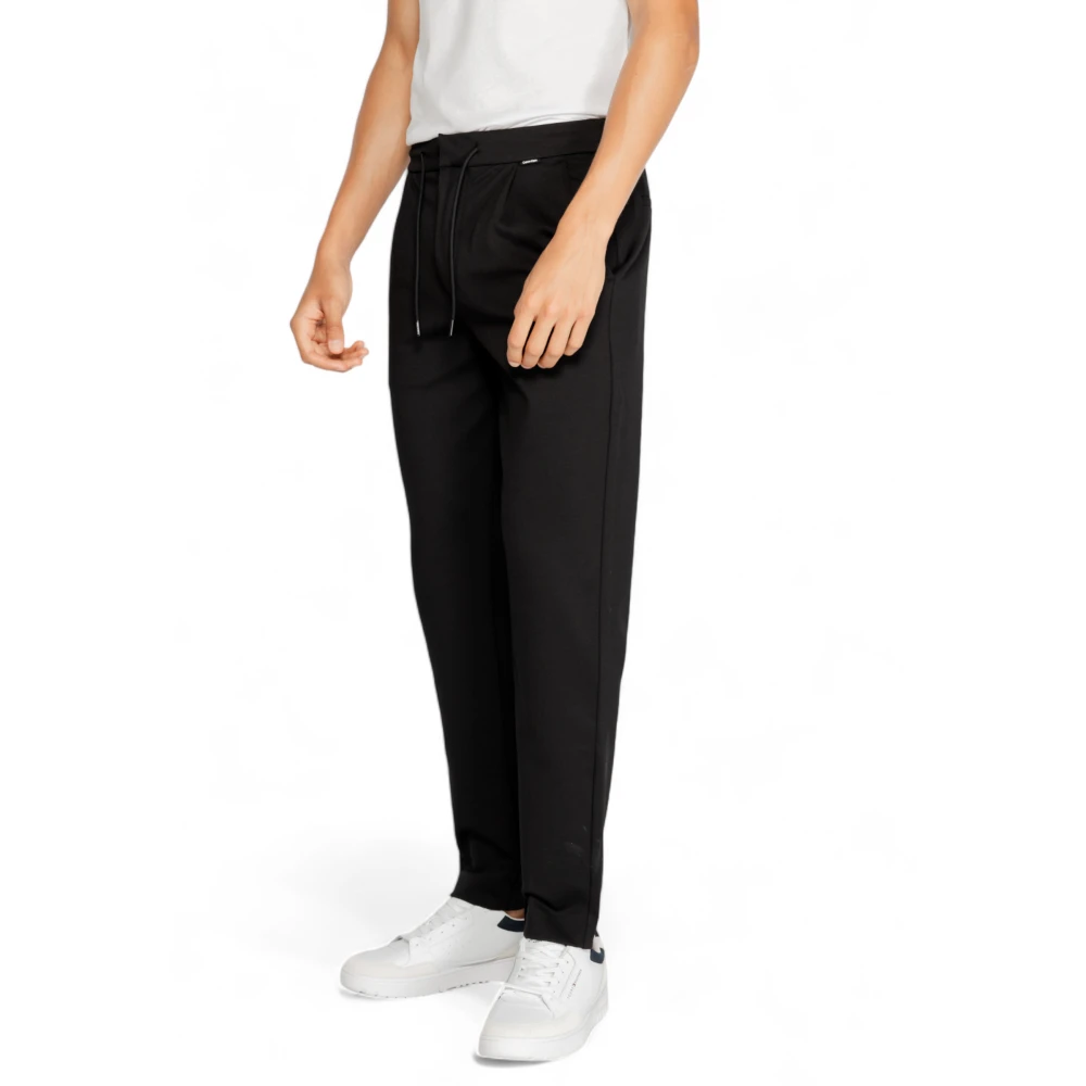 Calvin Klein Gebreide Broek Herfst Winter Collectie Black Heren