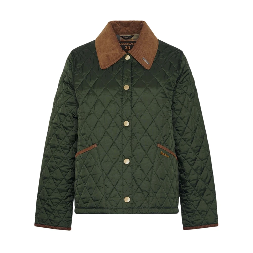 Barbour Polyester Jas voor Stijlvolle Outfits Green Dames