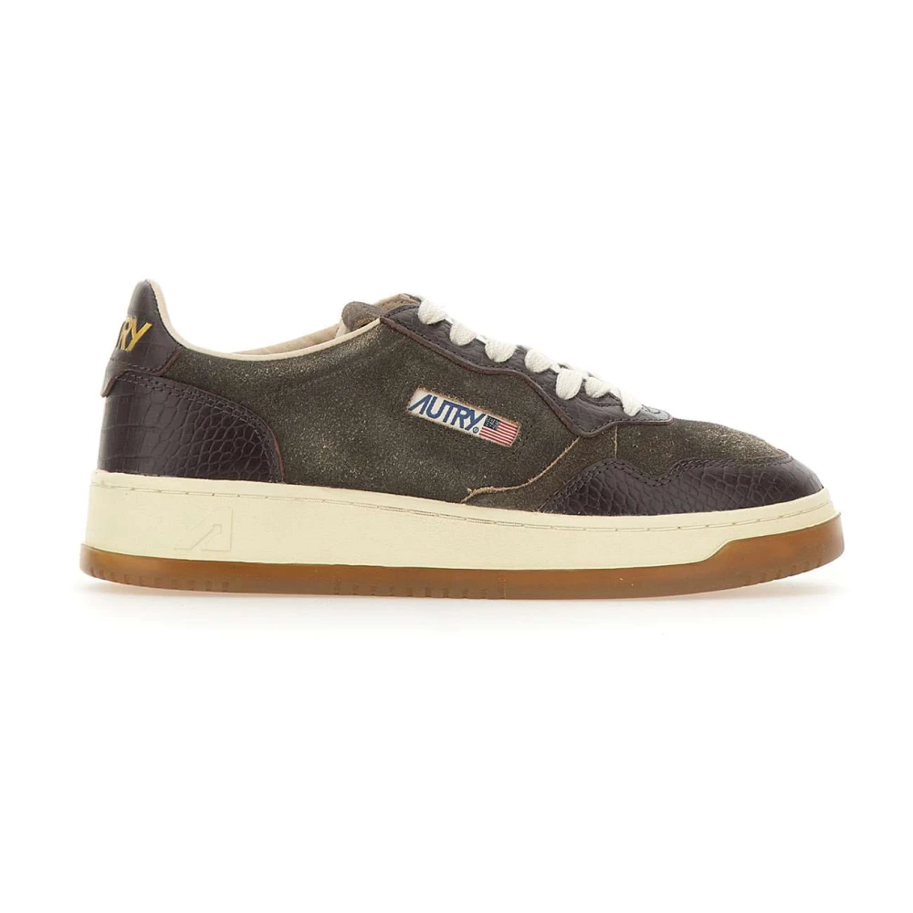 Autry Medalist Low - Female - Sneakers - Brown - 6 Uk - Shoes