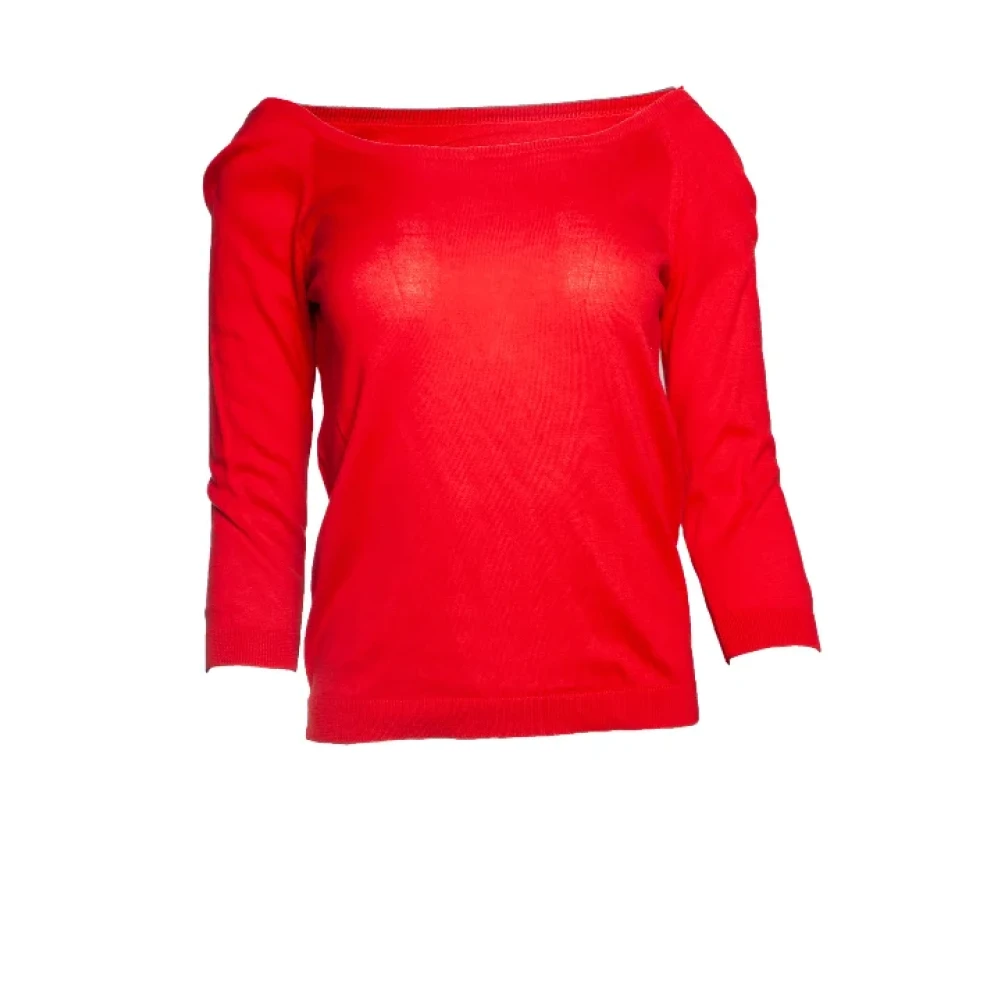 Maison Margiela Pre-owned Fabric tops Red Dames