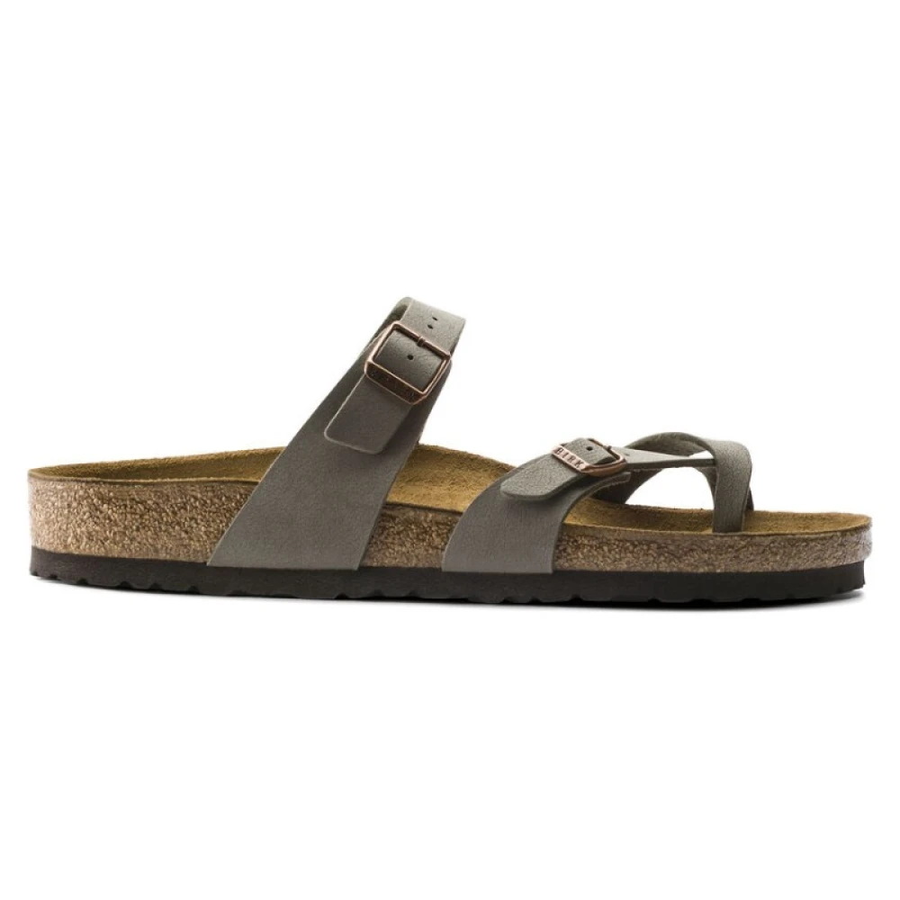 Birkenstock Men's Gray Flip Flops - Flip Flops - 10 Uk - Shoes