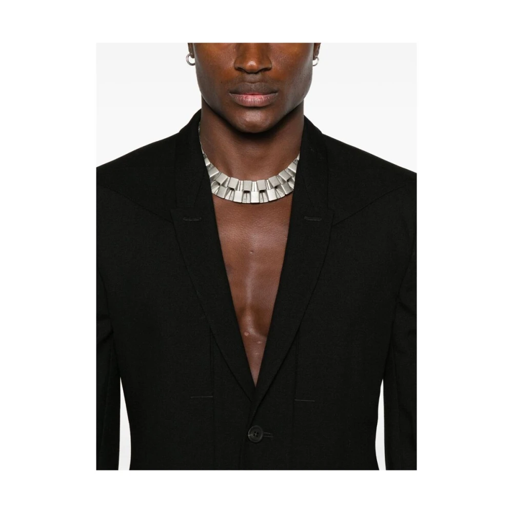 Rick Owens Fogpocket Soft Blazer Black Heren