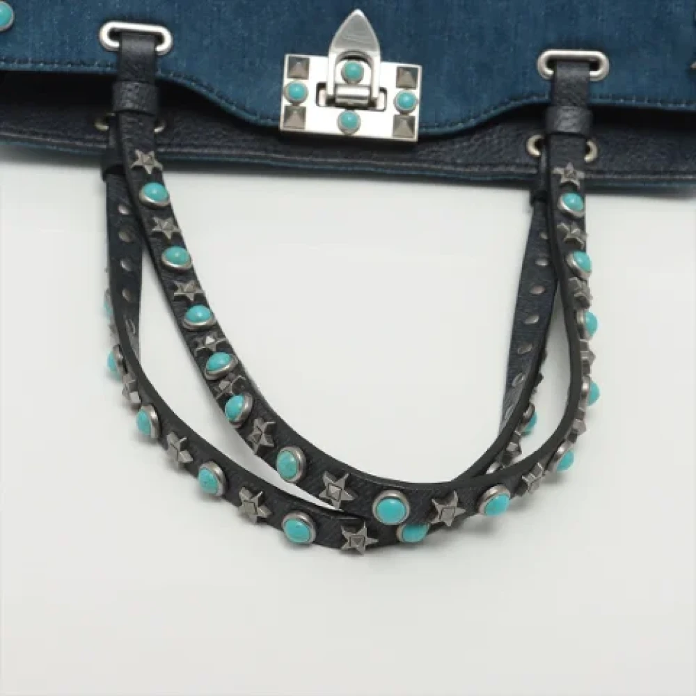 Valentino Vintage Pre-owned Denim handbags Blue Dames