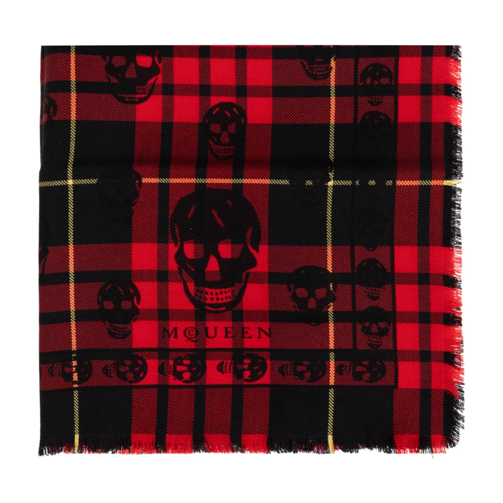Alexander mcqueen Wollen sjaal Red Heren