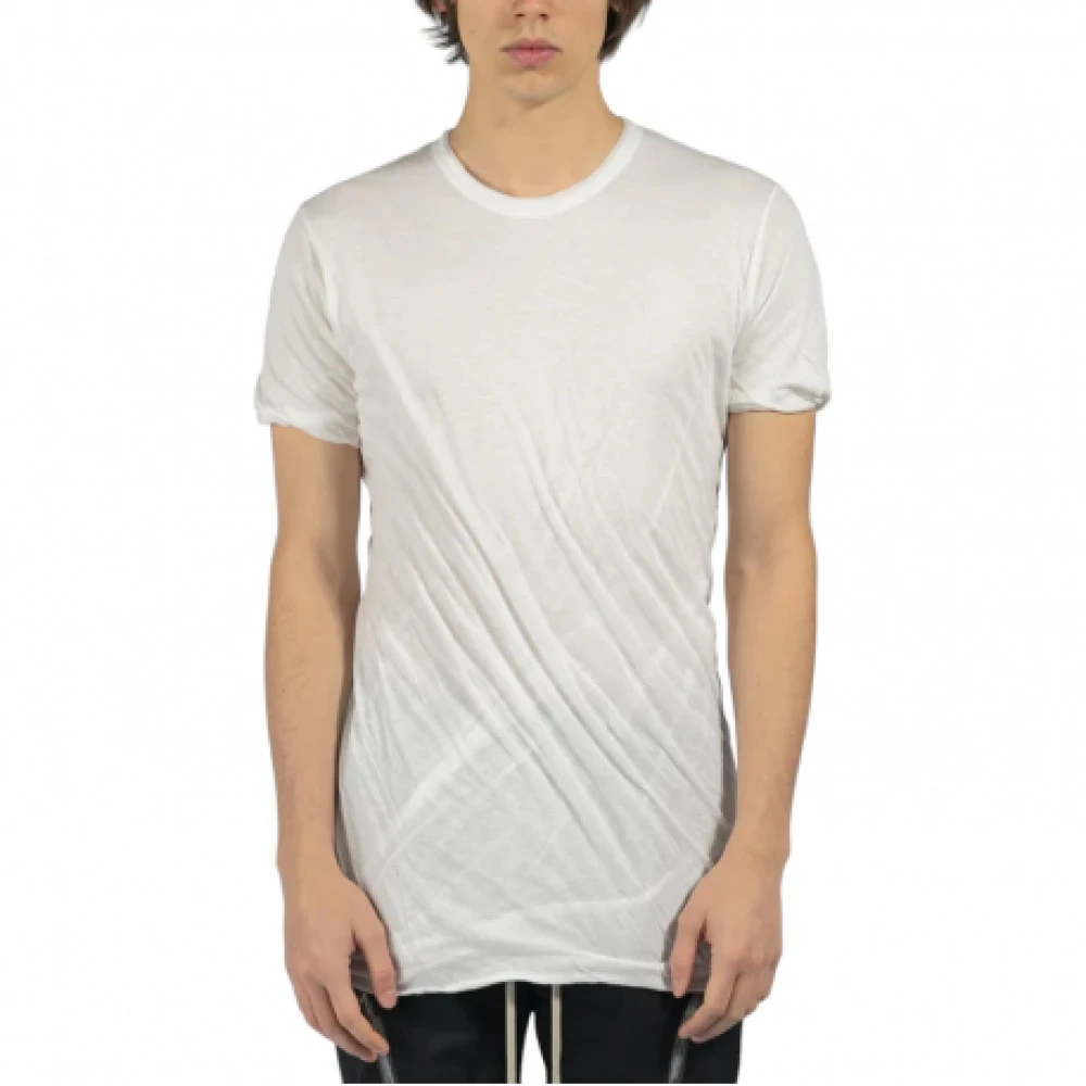 Rick Owens Double-Layer T-shirt White Heren