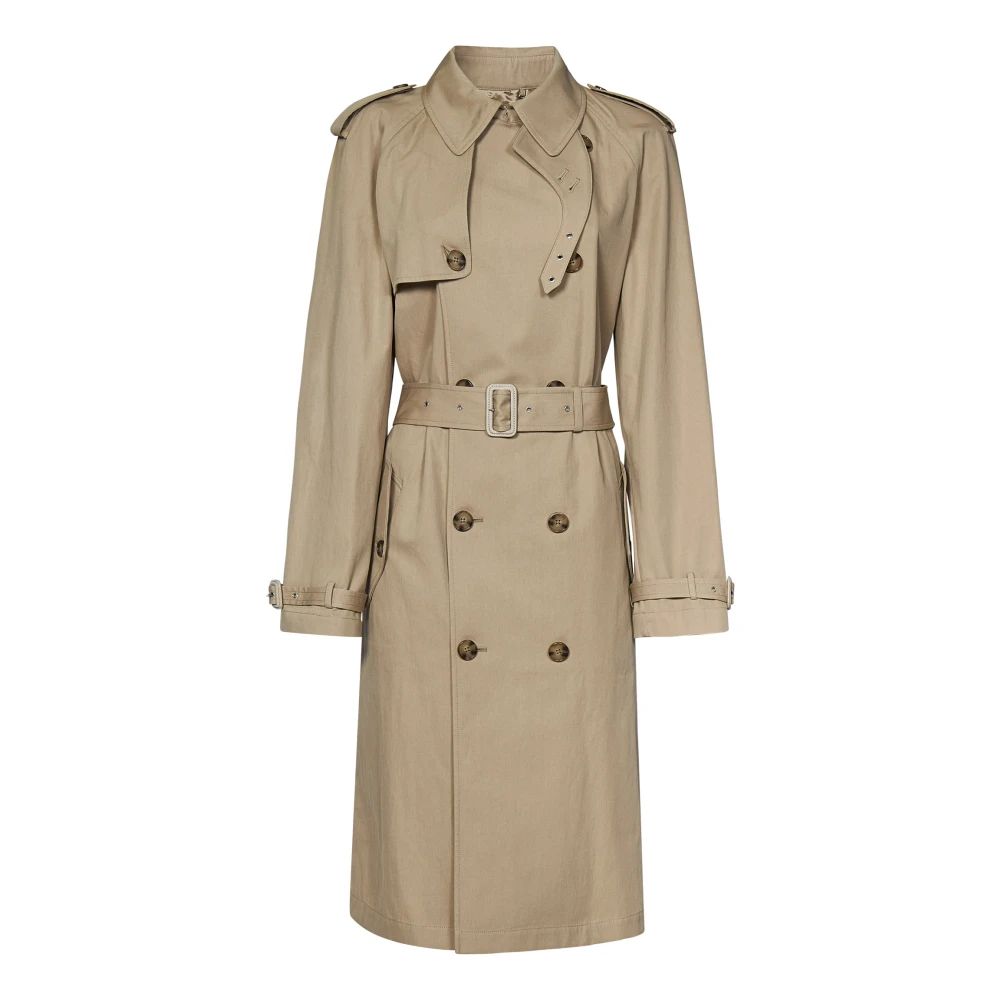 Ralph Lauren Beige Trench Coat Aw24 Beige, Dam