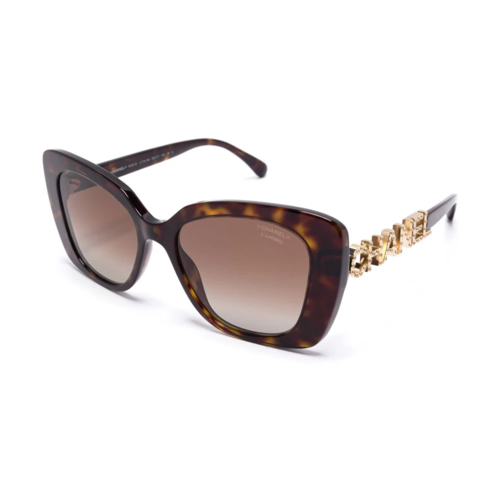 Chanel Women's Brown Ch5422b C714s9 Sunglasses - Sunglasses - 53 Mm - Accessories