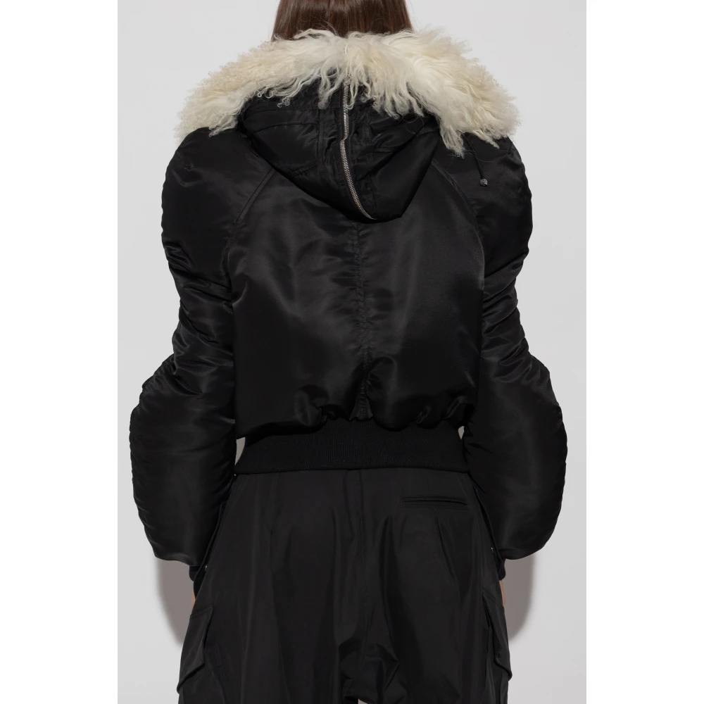 alexander mcqueen Jas type bomber Black Dames