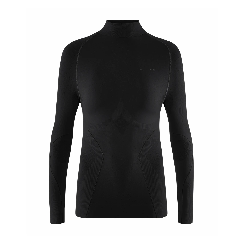 Falke Dames longsleeve T-shirt Maximum Warm Black Dames