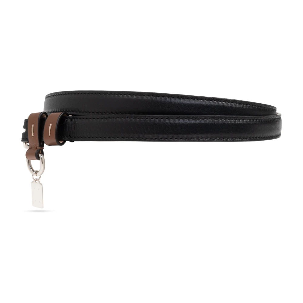 Maison Margiela Leren riem Black Heren