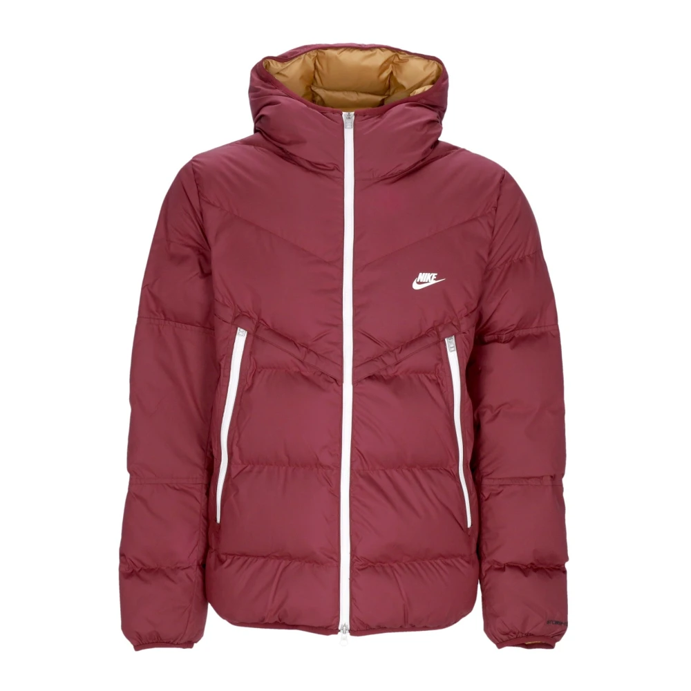 Nike Men's Red Jackets, L, Windrunner Down Jacket