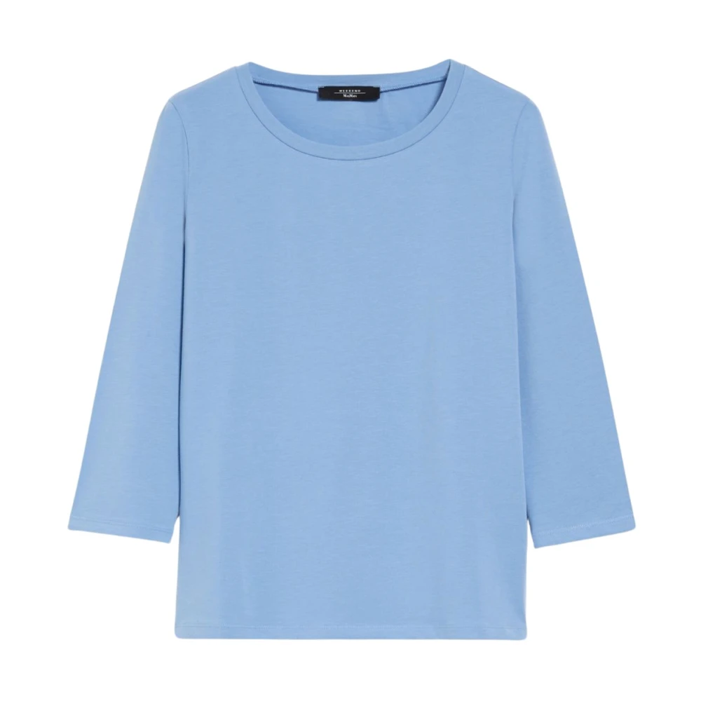 Max Mara Weekend Vlinder Motief T-Shirt Blue Dames