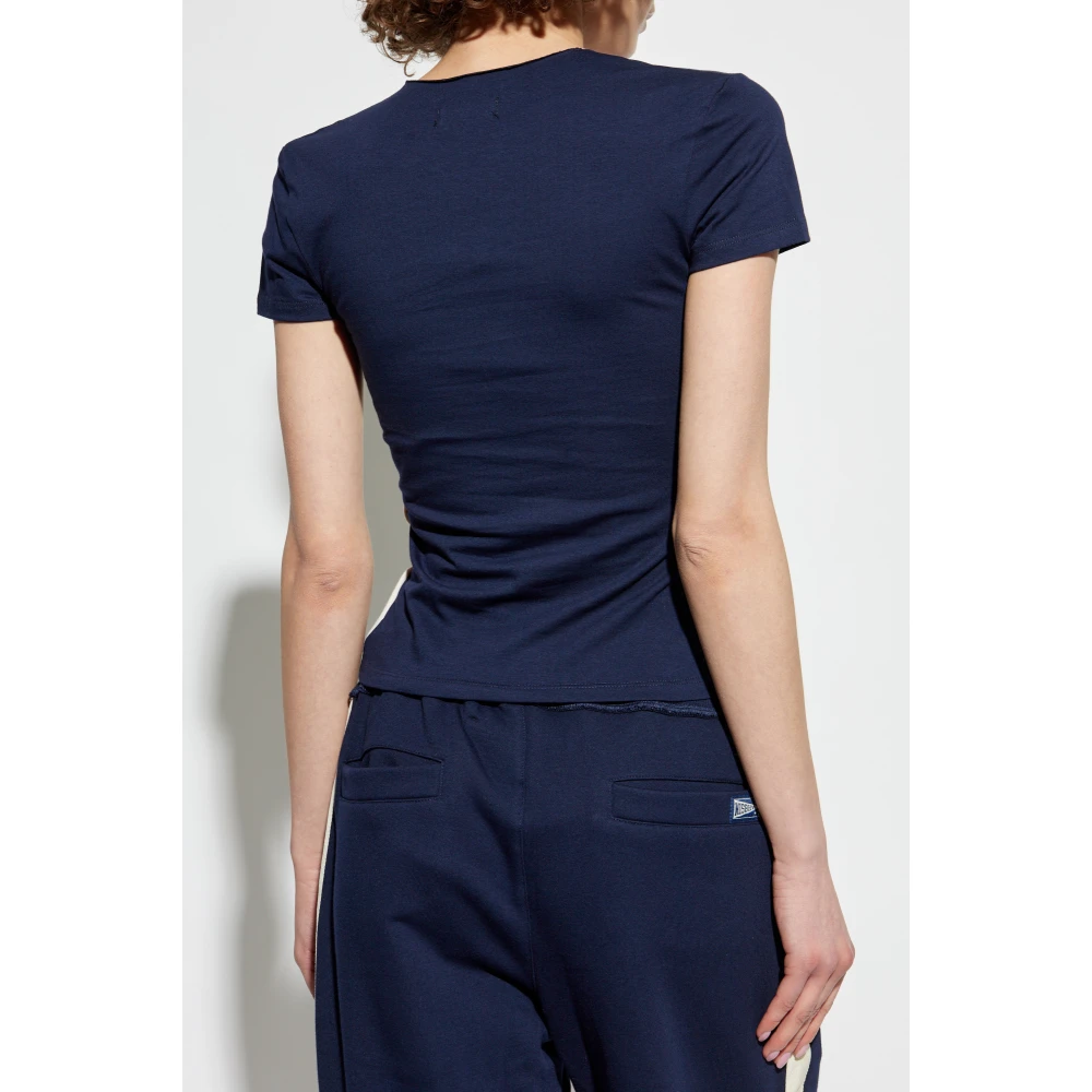 Misbhv Top met logo Blue Dames