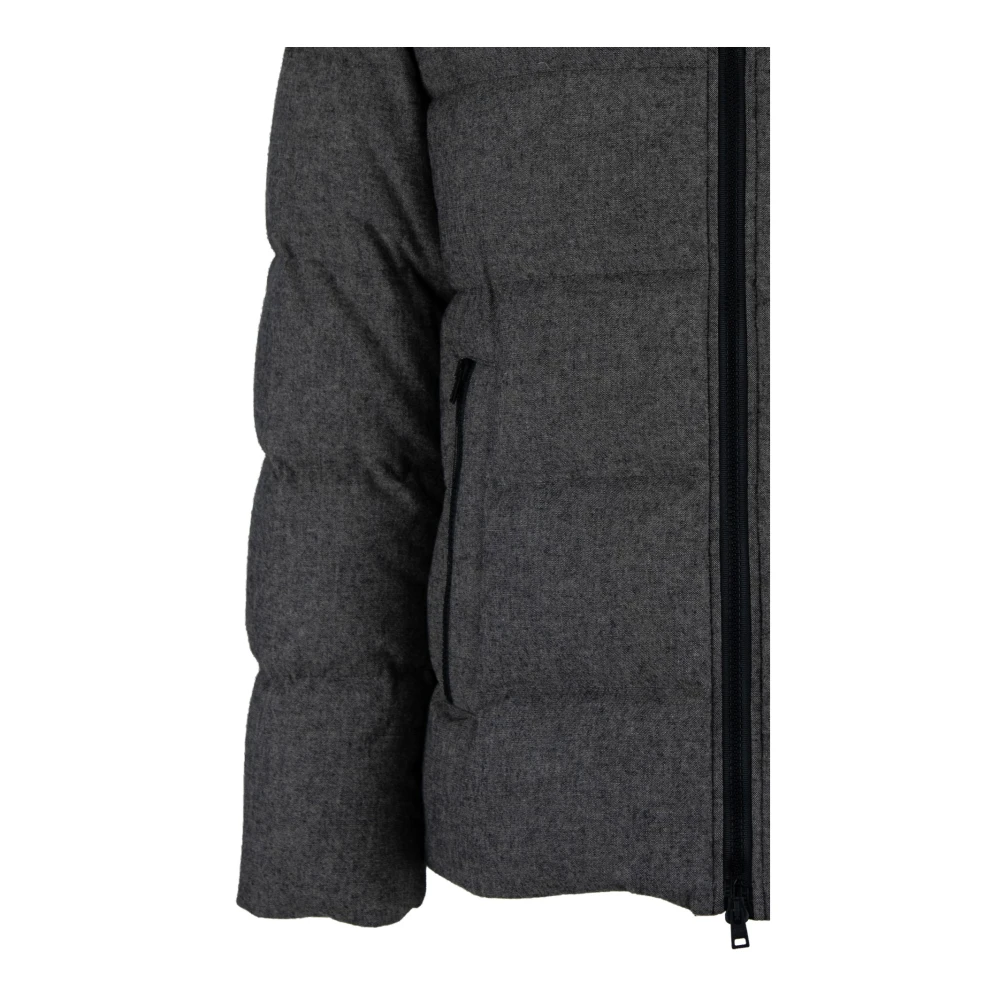 Herno Zip-Up Donsjack Gray Heren