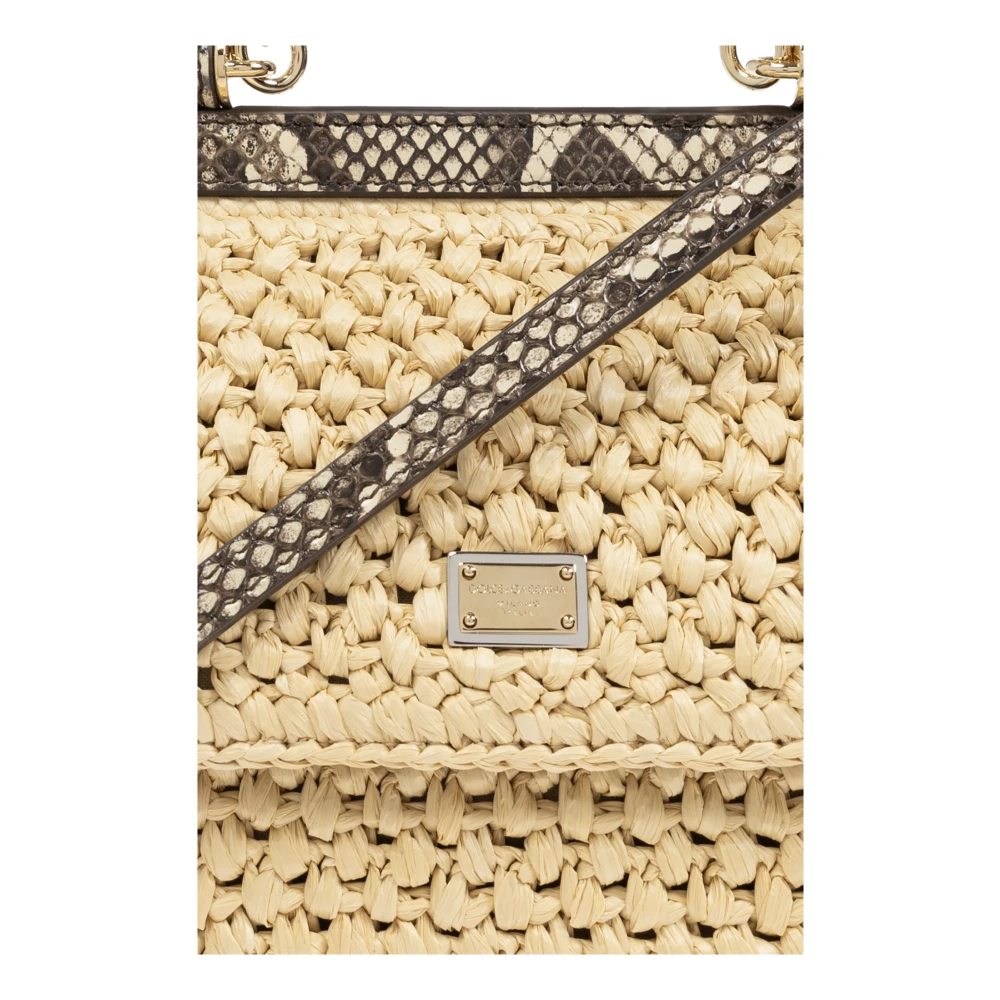 Dolce & Gabbana Sicily Mini schoudertas Beige Dames