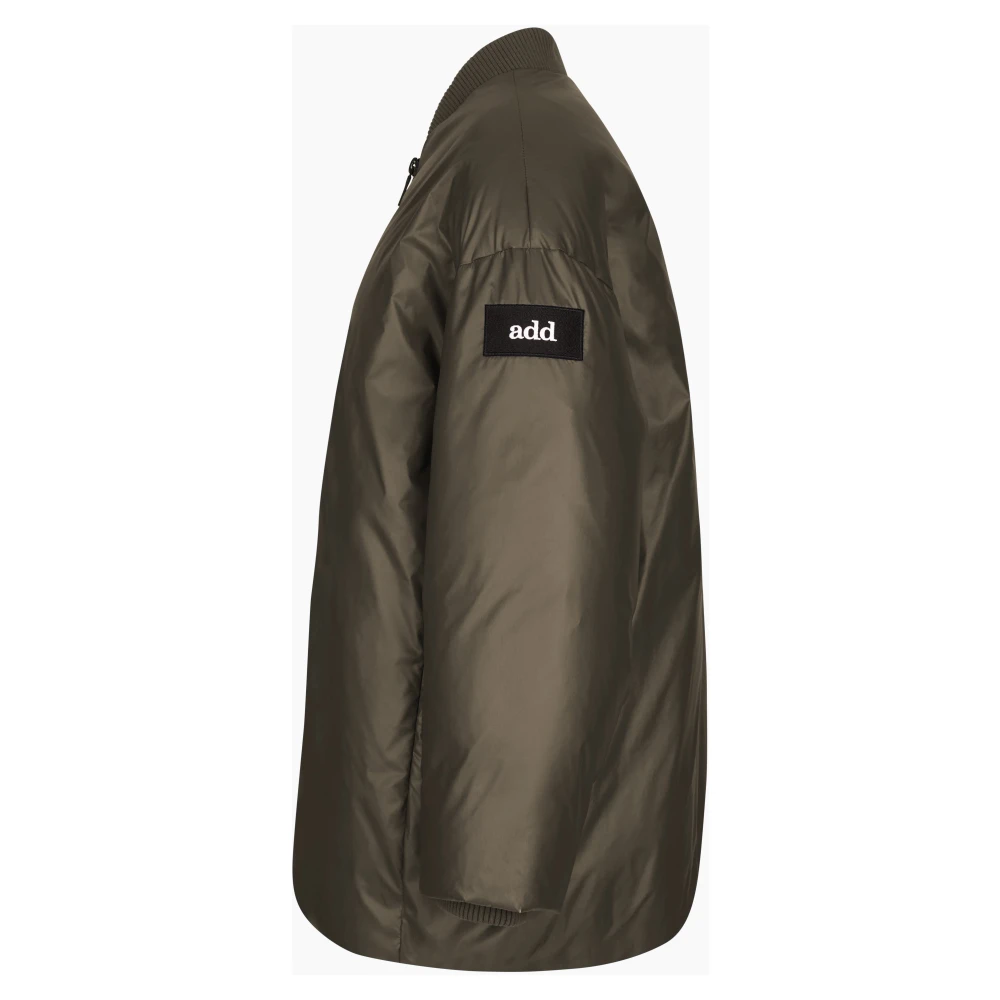 add Bomber IN Gewaxt Nylon Green Dames