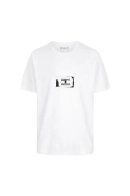 T-shirt i bomull med logotypmärke