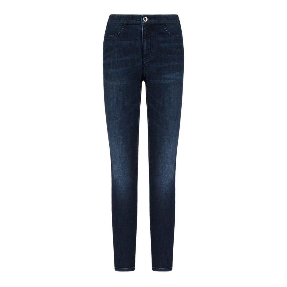 Armani Exchange Cropped Jeans Blue Dames