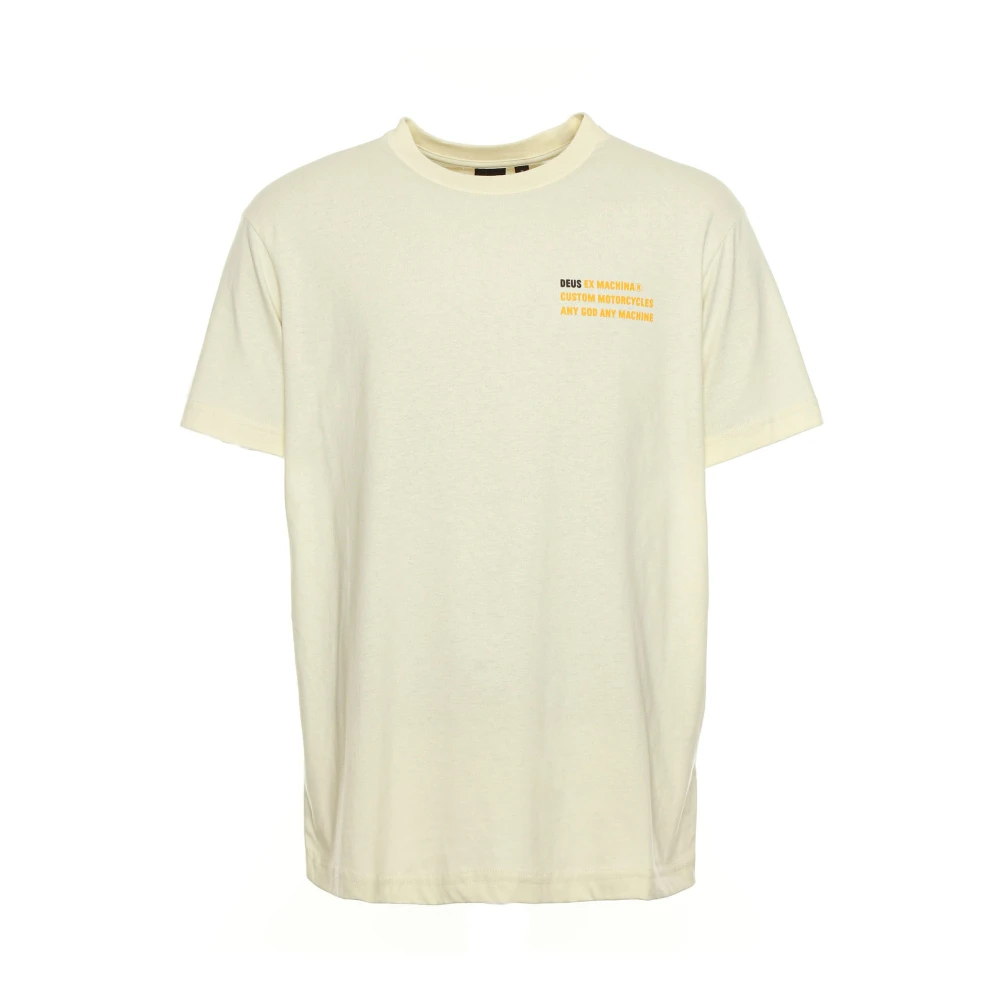 Deus Ex Machina Glory Tee Boxy Fit T-Shirt Beige Heren