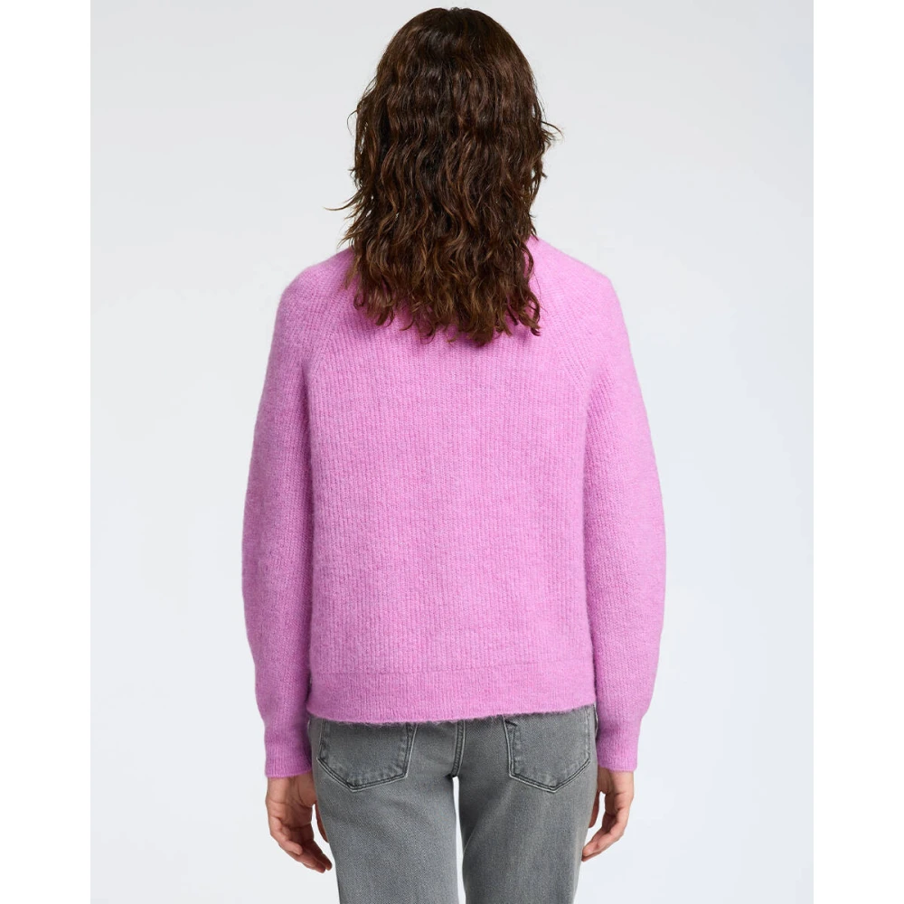 Selected Femme Gebreid kort vest Pink Dames