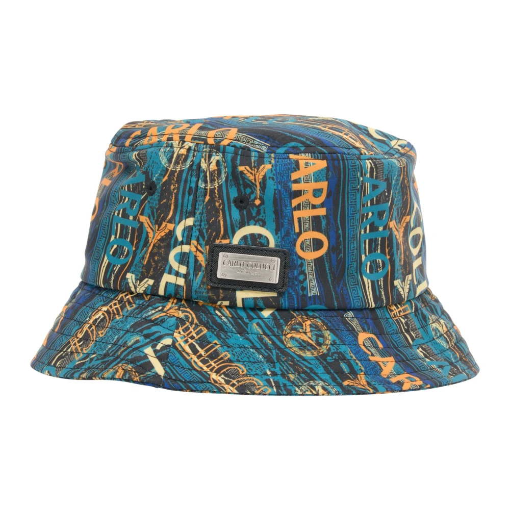 Carlo Colucci Unisex Multicolor Bucket Hat With Allover Print - Accessories - S/M - Accessories