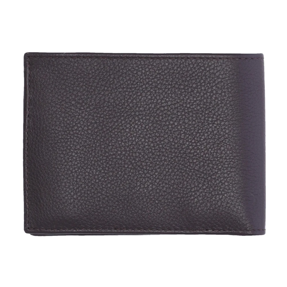 Timberland Klassieke Leren Bifold Portemonnee met Muntzak Brown Heren