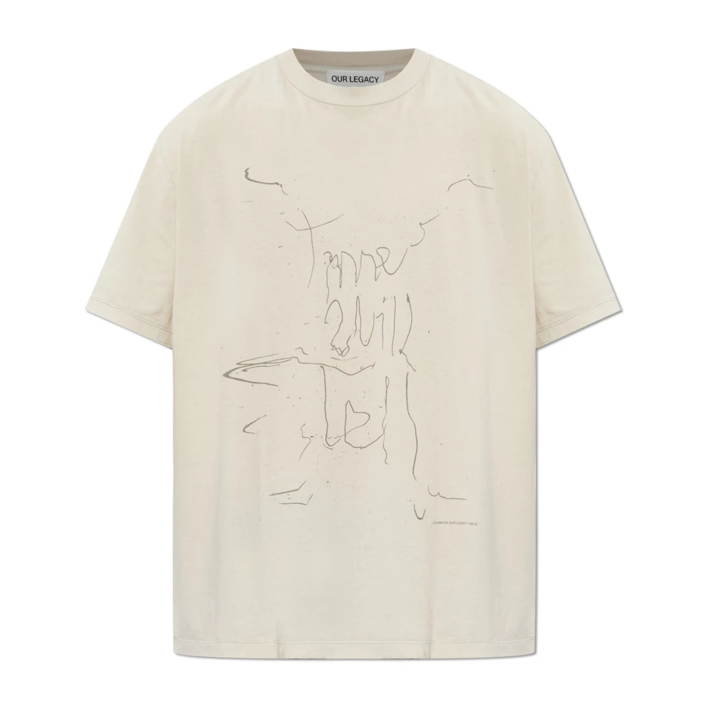 Our Legacy Uomo Beige - T-Shirt Box - Tops - Xl