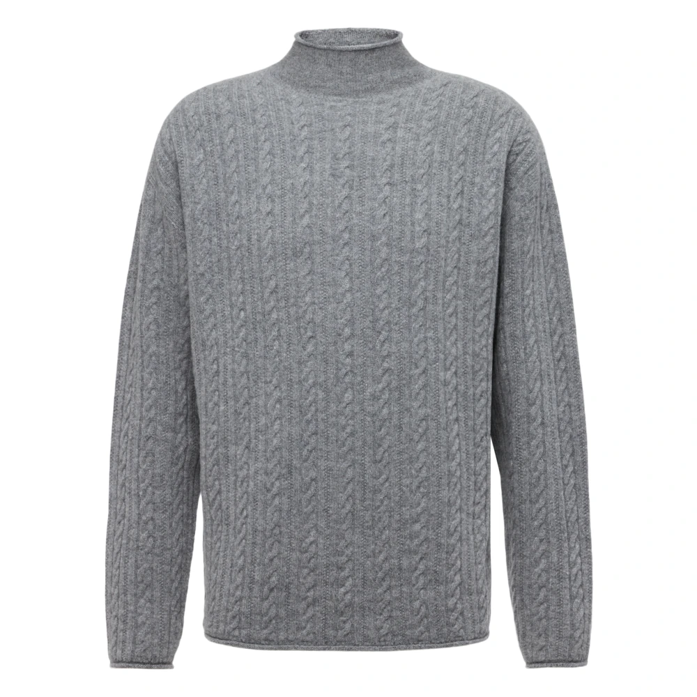 Drykorn Women's Gray Turtlenecks, M, Nalon 10 Rollneck Pullover
