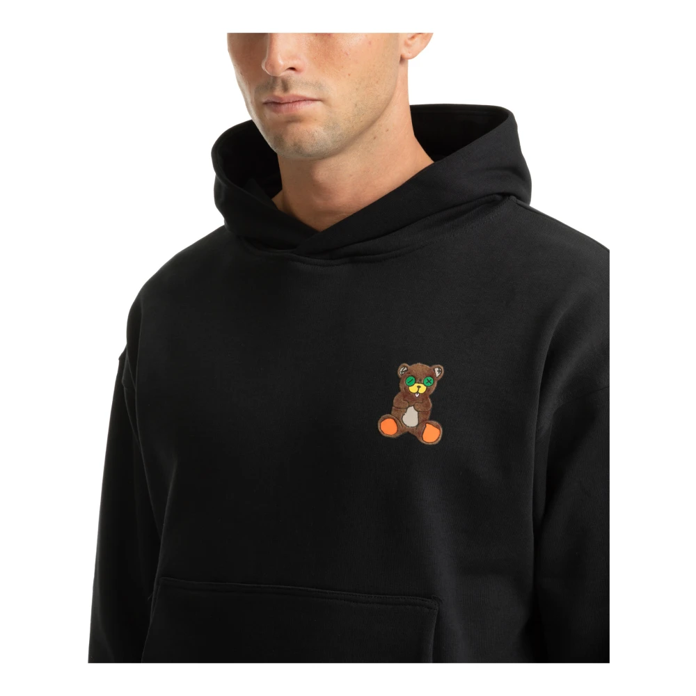 Barrow Effen Logo Zak Hoodie Black Heren