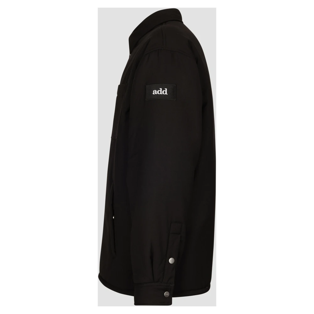 add Oversize Shirt IN Tecnoflannel Black Heren
