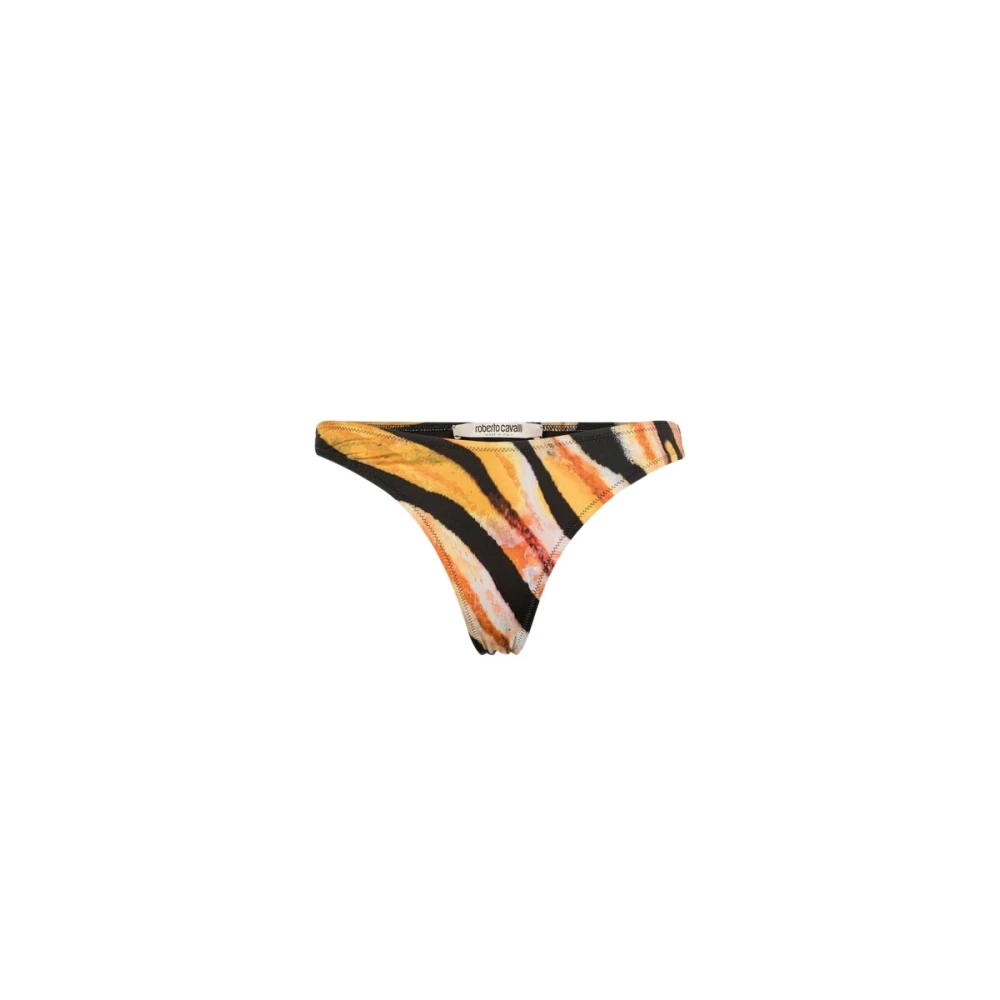 Roberto Cavalli Zebra-Print Bikini Briefs Medium Coverage Multicolor, Dam