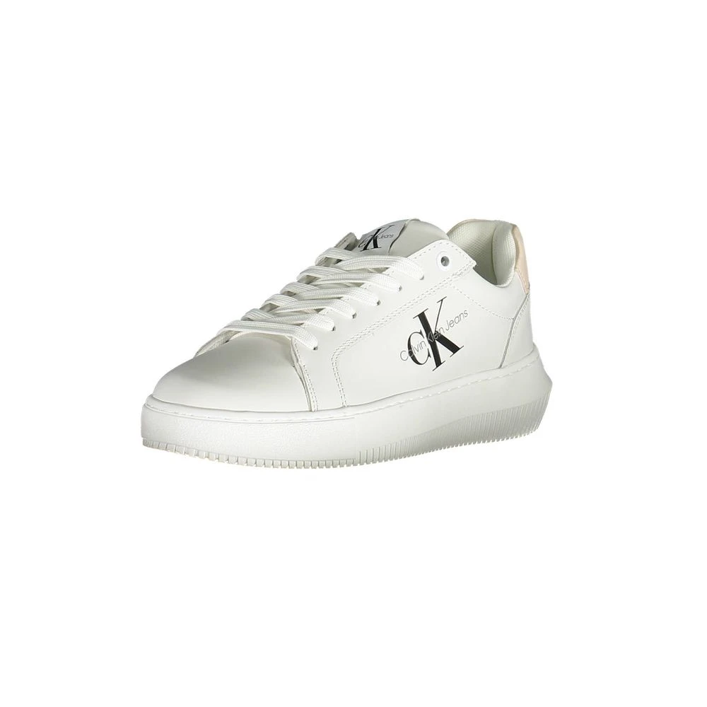 Calvin Klein Women's White Sneaker Eco-Friendly Style