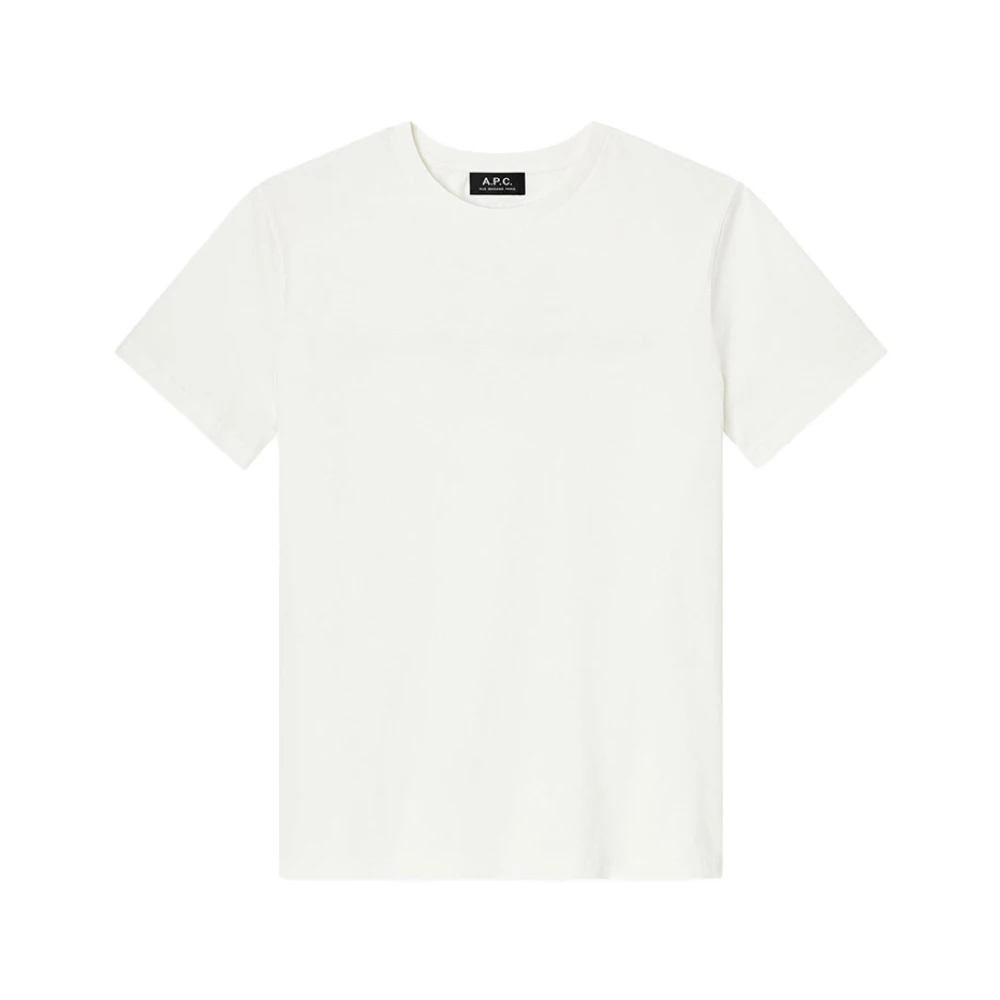 A.p.c. Men's Beige T-Shirt Printemps 26