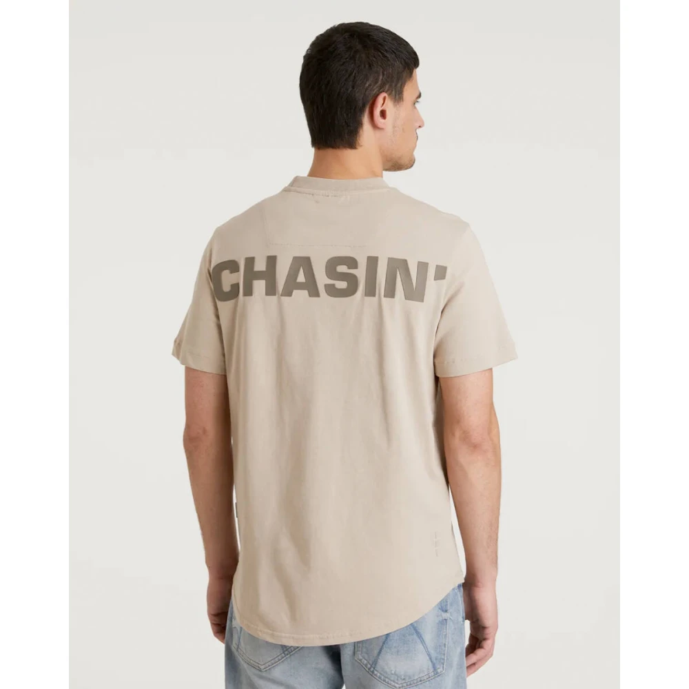 Chasin Logo T-shirt korte mouw Beige Heren