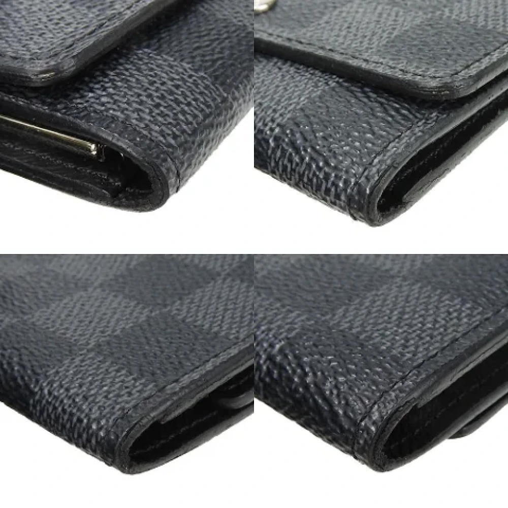 Louis Vuitton Vintage Pre-owned Canvas key-holders Black Dames