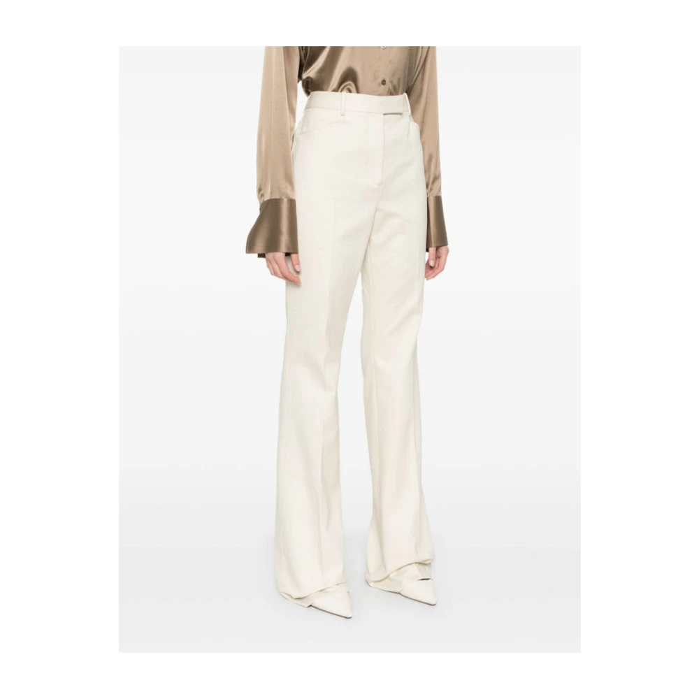 Tom Ford Witte Broek voor Vrouwen Aw24 White Dames