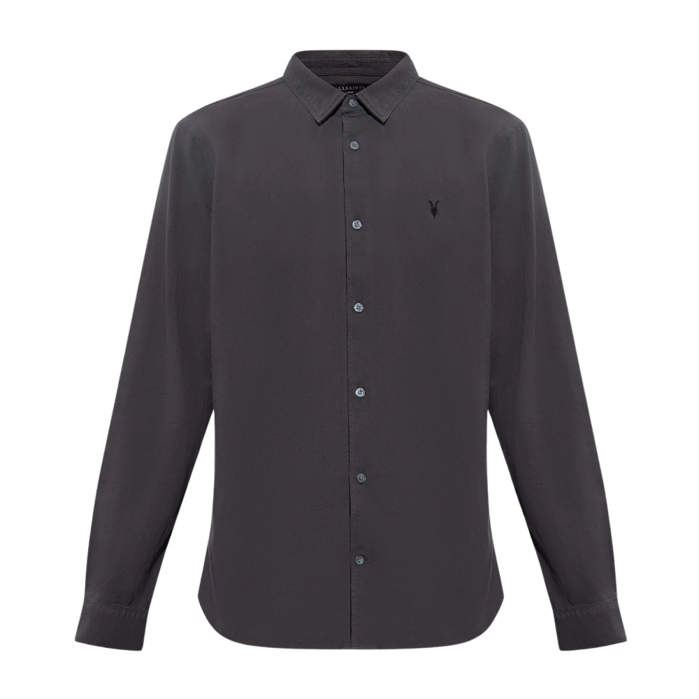 AllSaints Lovell Shirt Gray Heren