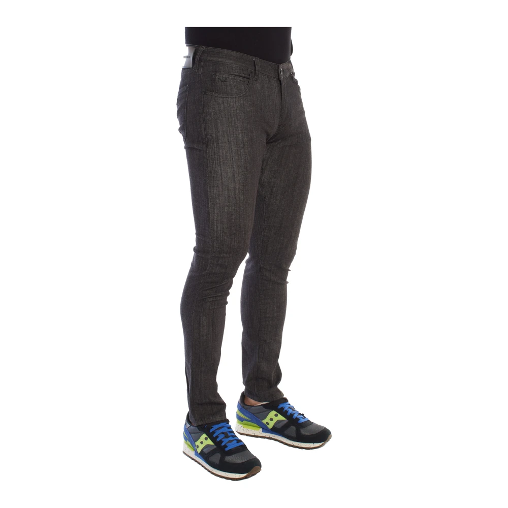 Emporio Armani Moderne Vijf-Pocket Broek Black Heren