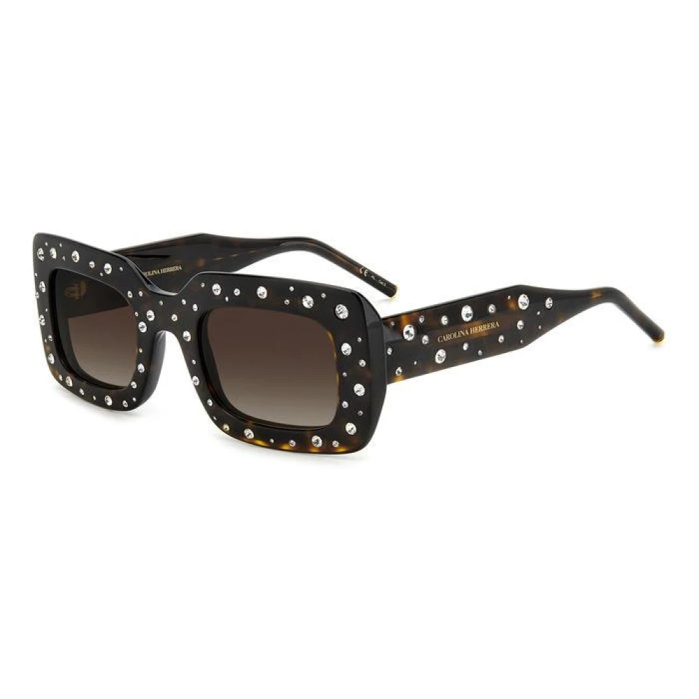 Carolina Herrera Women's Brown Sunglasses - Sunglasses - 50 Mm - Accessories