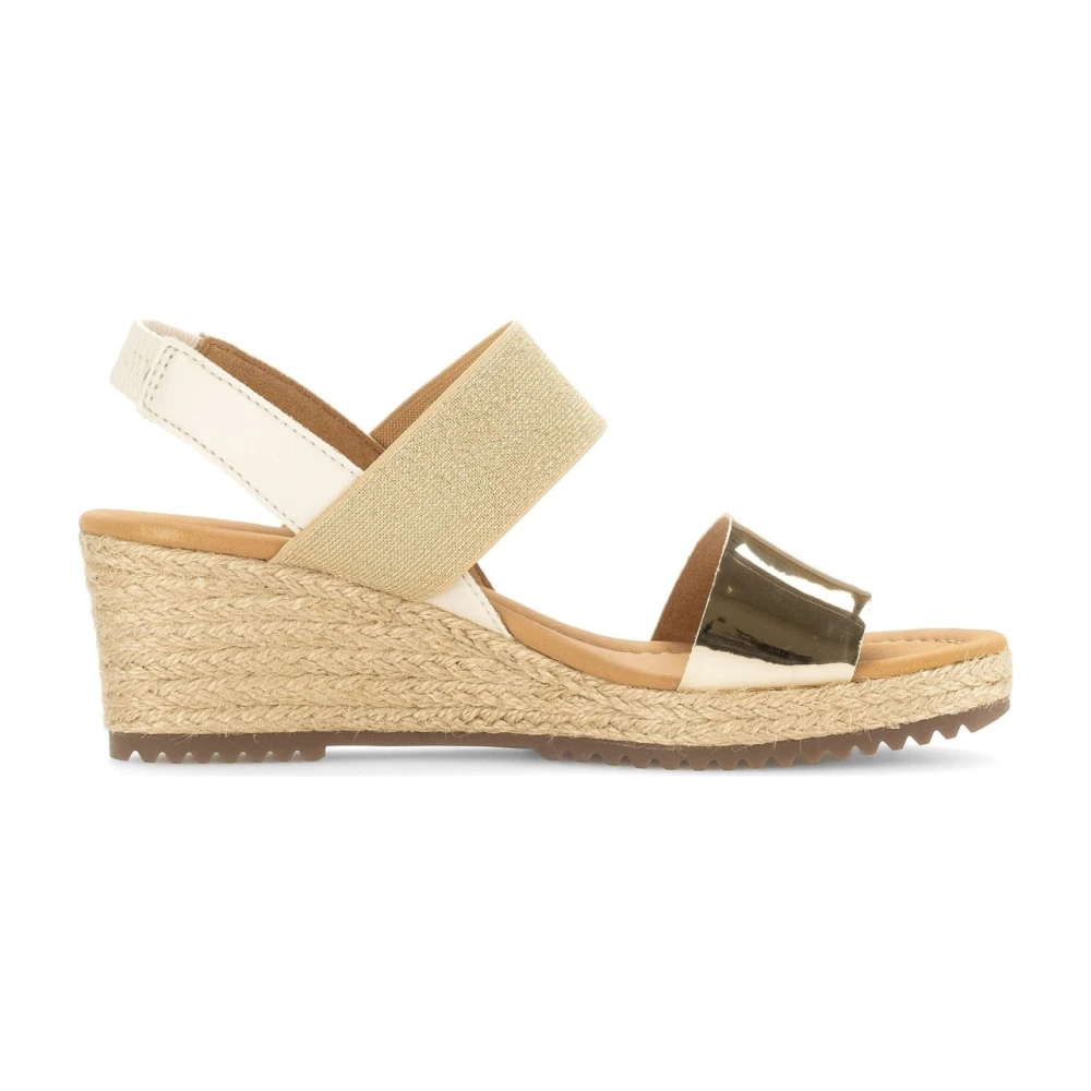 Gabor Multicolor Wedges, Female, 6 Uk, Multicolour Flat Open Sandals