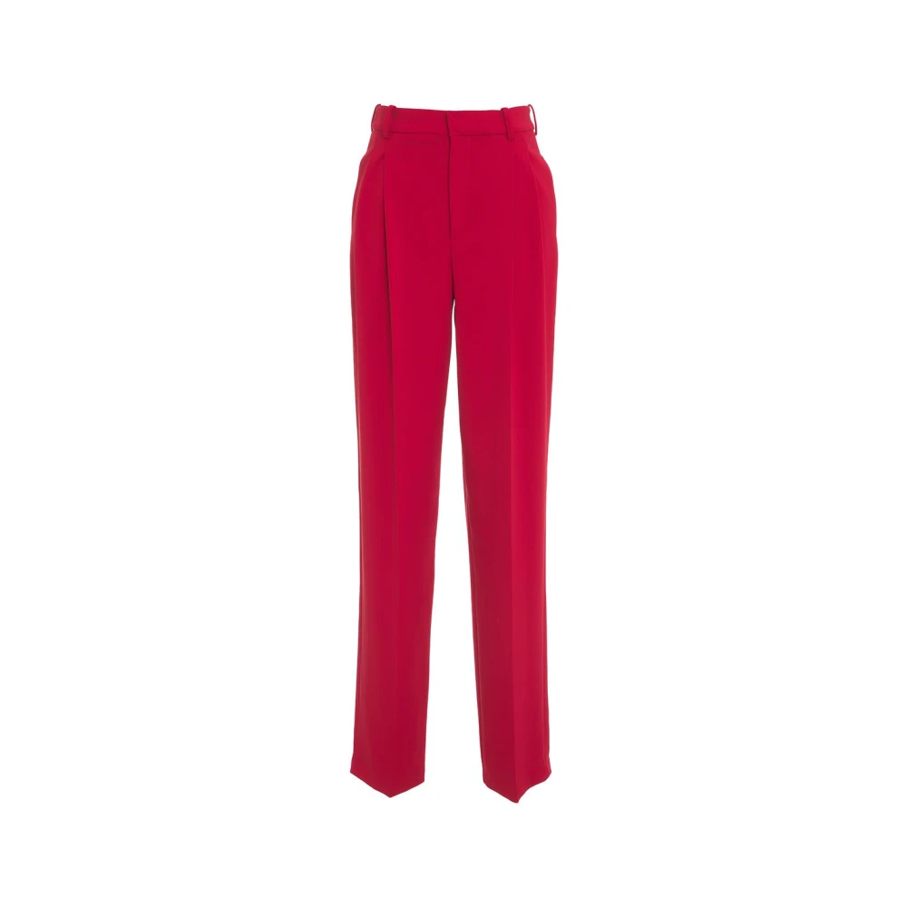 Elisabetta Franchi Rode Broek Aw24 Dameskleding Red Dames