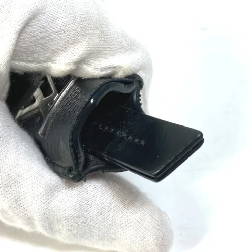 Louis Vuitton Vintage Pre-owned Fabric key-holders Black Heren
