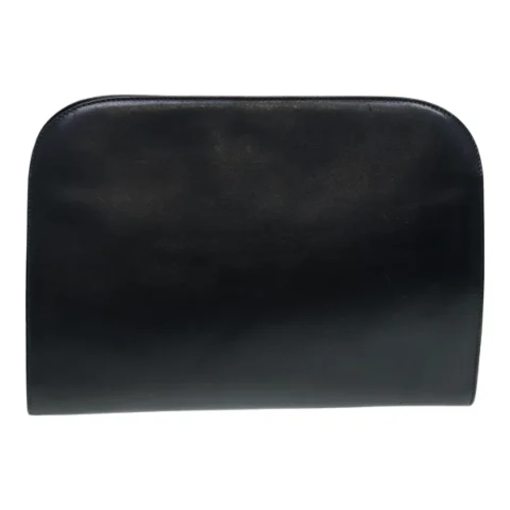 Salvatore Ferragamo Pre-owned Leather shoulder-bags Black Dames