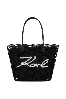 K/Signature Crochet Tote
