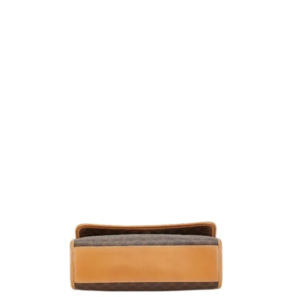 Celine Vintage Pre-owned Leather celine-bags Brown Dames