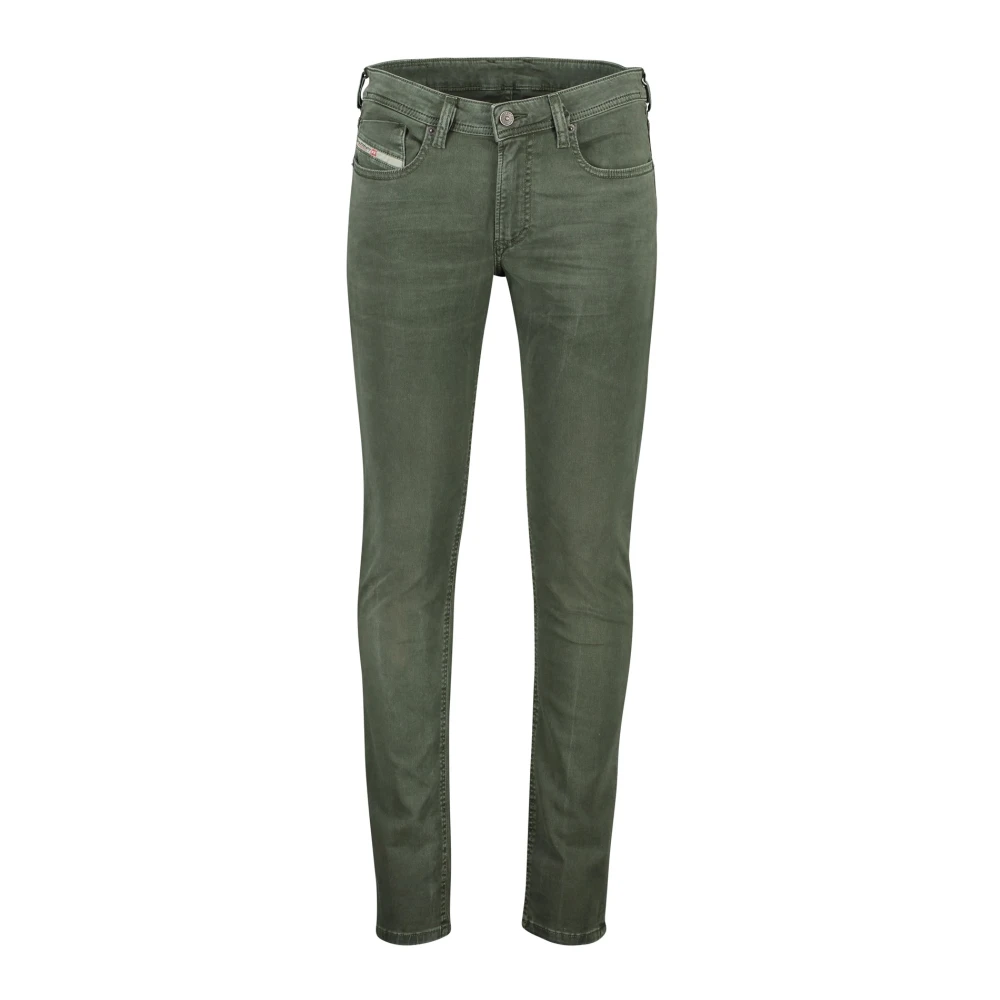 Diesel Groene Denim 5-Pocket Jeans Green Heren