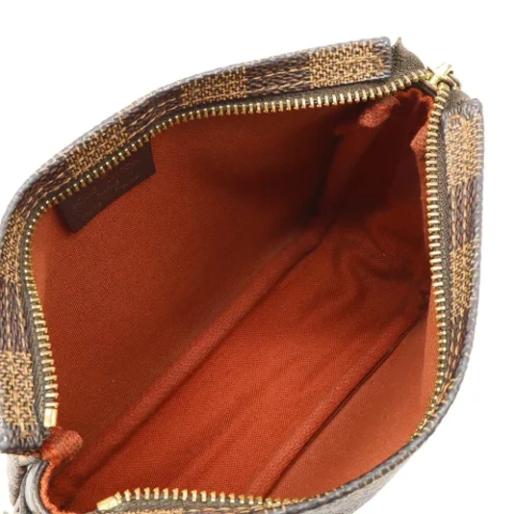 Louis Vuitton Vintage Pre-owned Plastic handbags Brown Dames